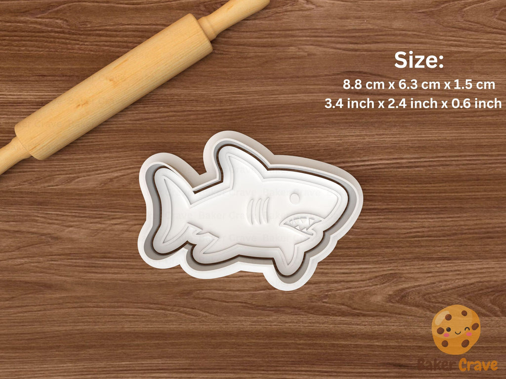 Shark Cookie Cutter Set STL File