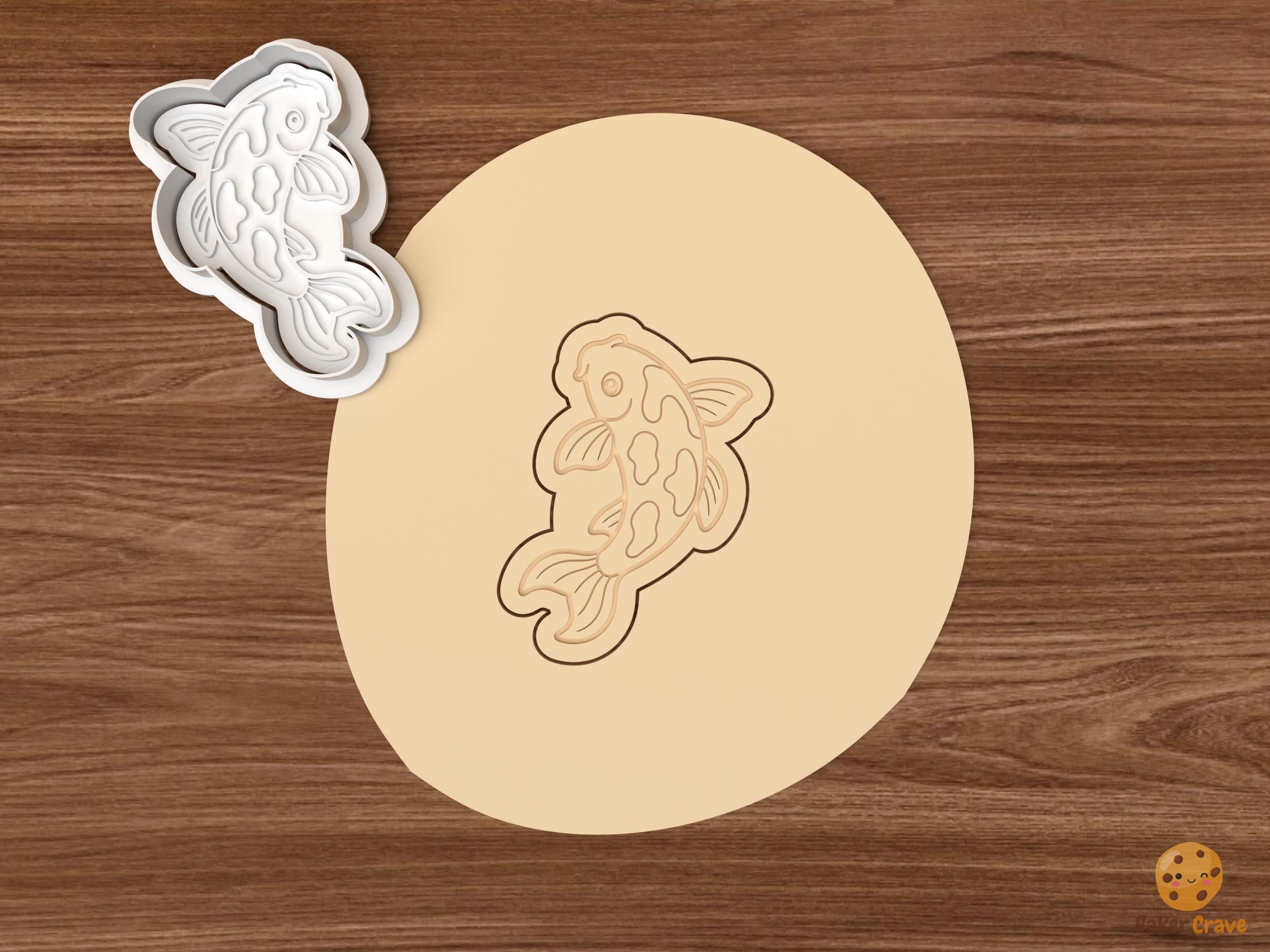 Ornamental Fish Cookie Cutter Set STL File