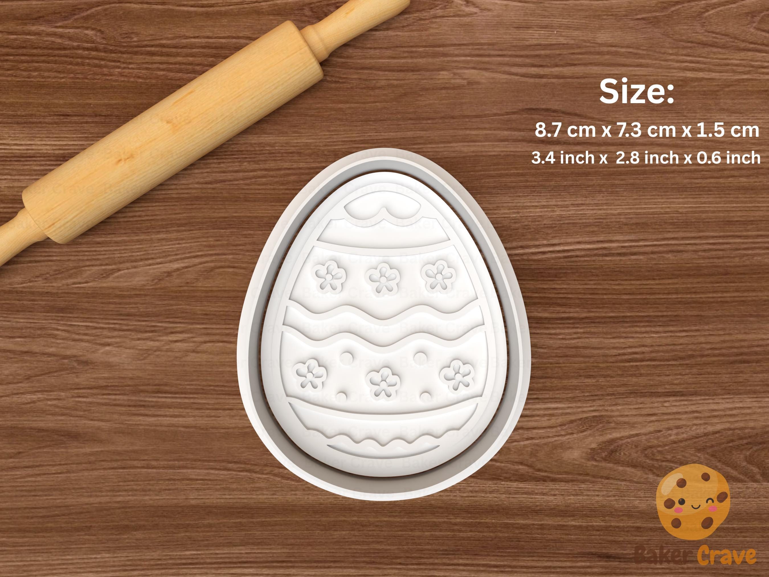 Easter Bunny Cookie Cutter Set STL File