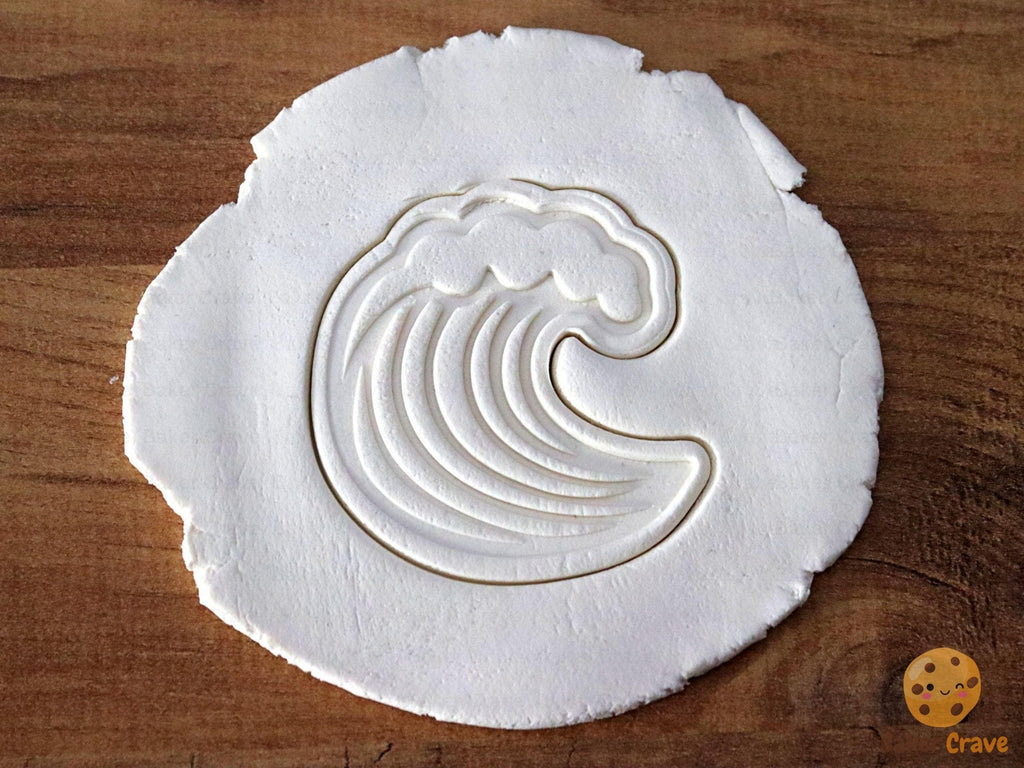 Wave Cookie Cutter Set STL File