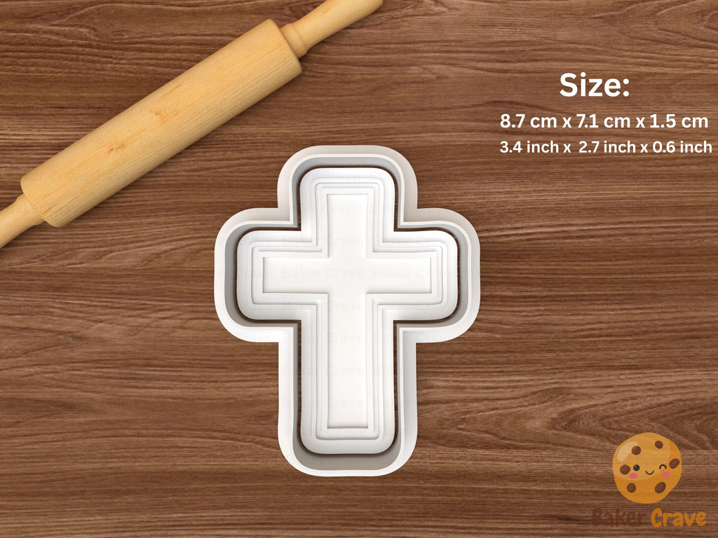 Cross Cookie Cutter Set STL File