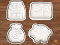 Money Savings Cookie Cutter Set STL File