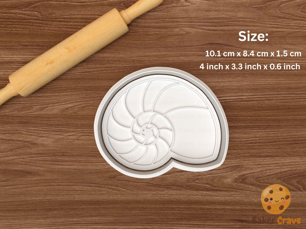 Sea Shell Cookie Cutter Set STL File