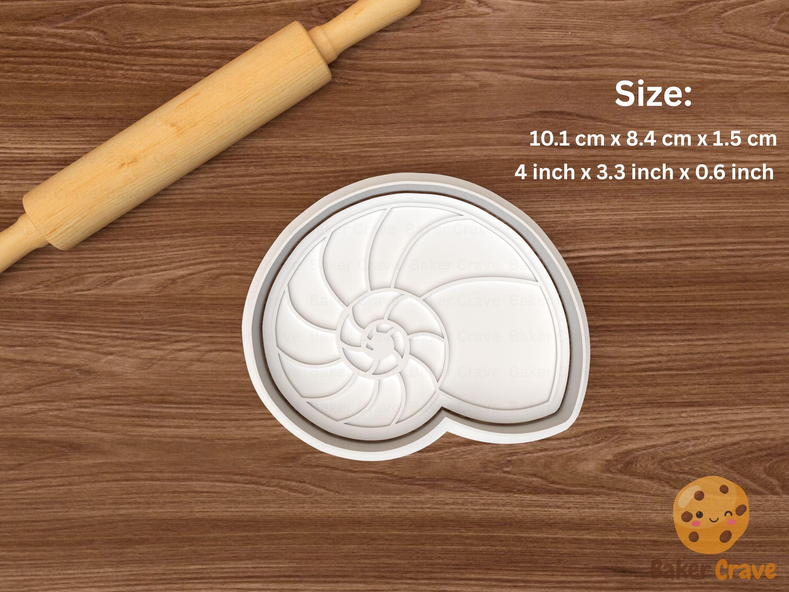 Sea Shell Cookie Cutter Set STL File