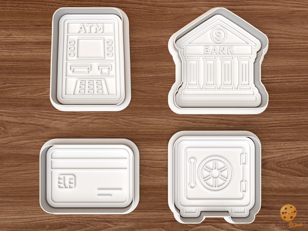 Banking Cookie Cutter Set STL File
