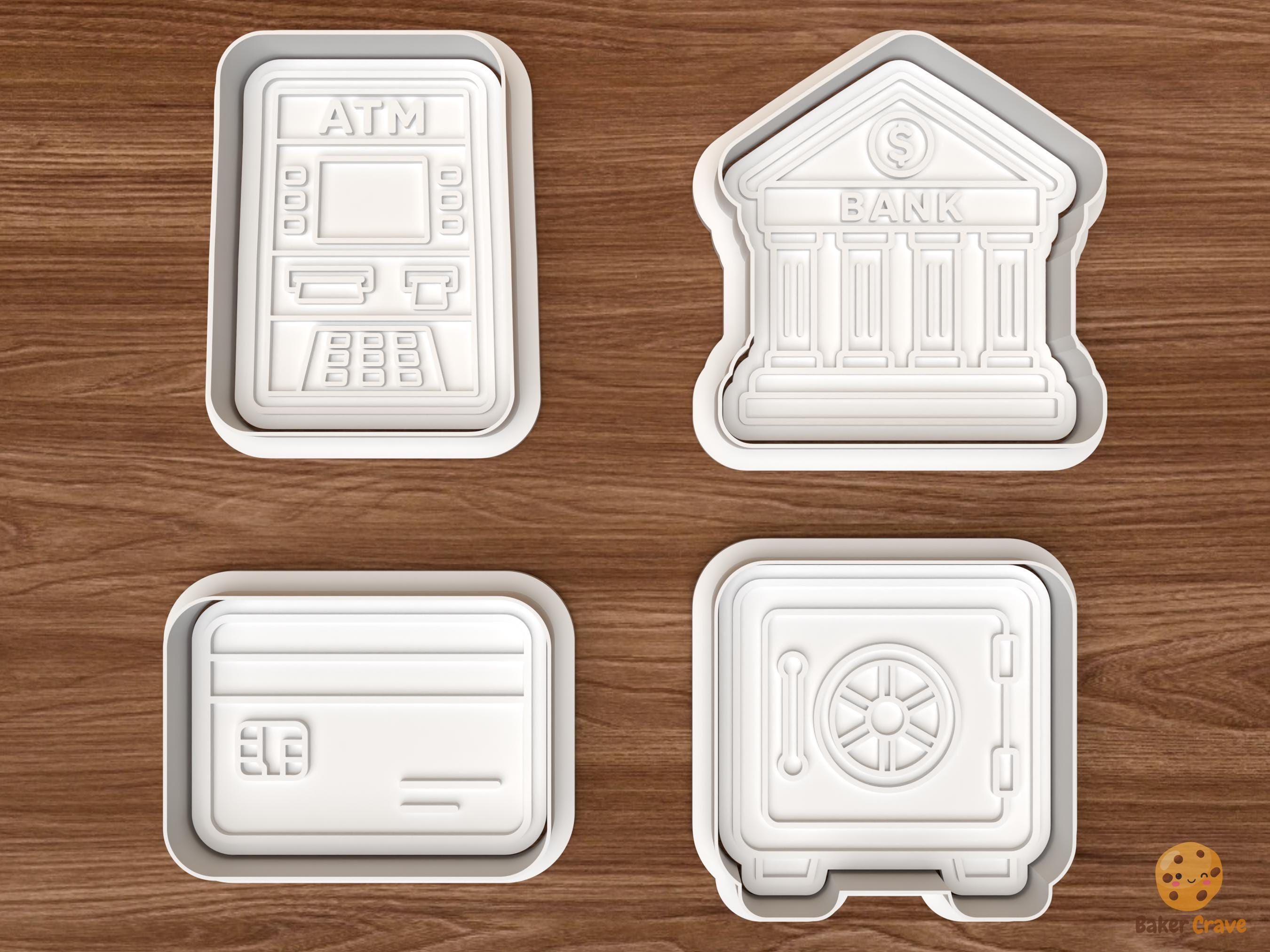 Banking Cookie Cutter Set STL File