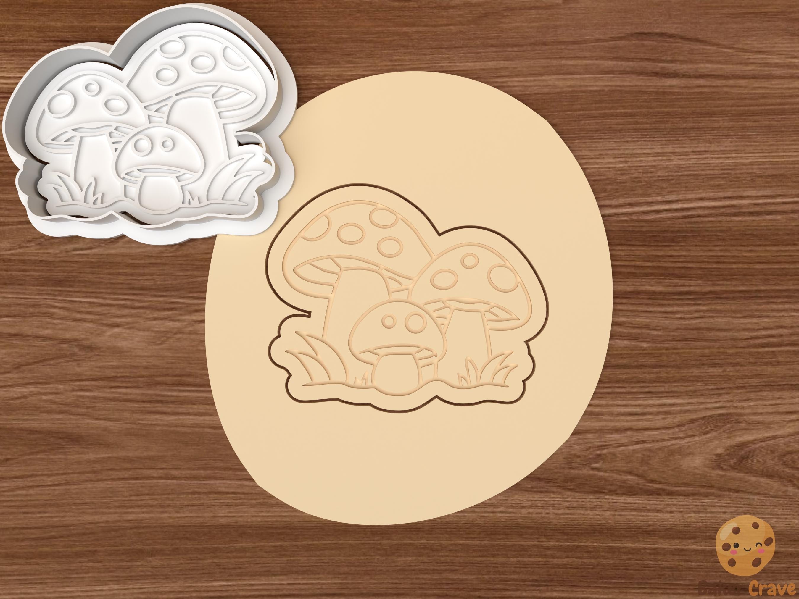 Fairy Mushroom Cookie Cutter Set STL File