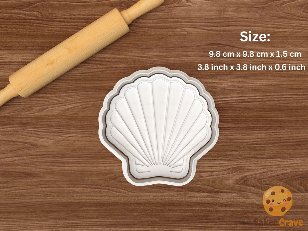 Sea Shell Cookie Cutter Set STL File