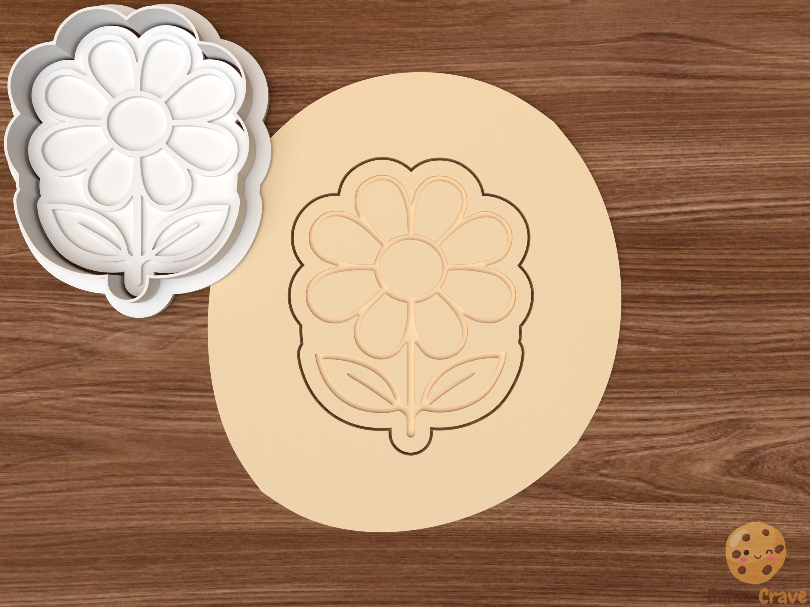 Spring Flower Cookie Cutter Set STL File