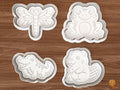 Pond Animals Cookie Cutter Set STL File