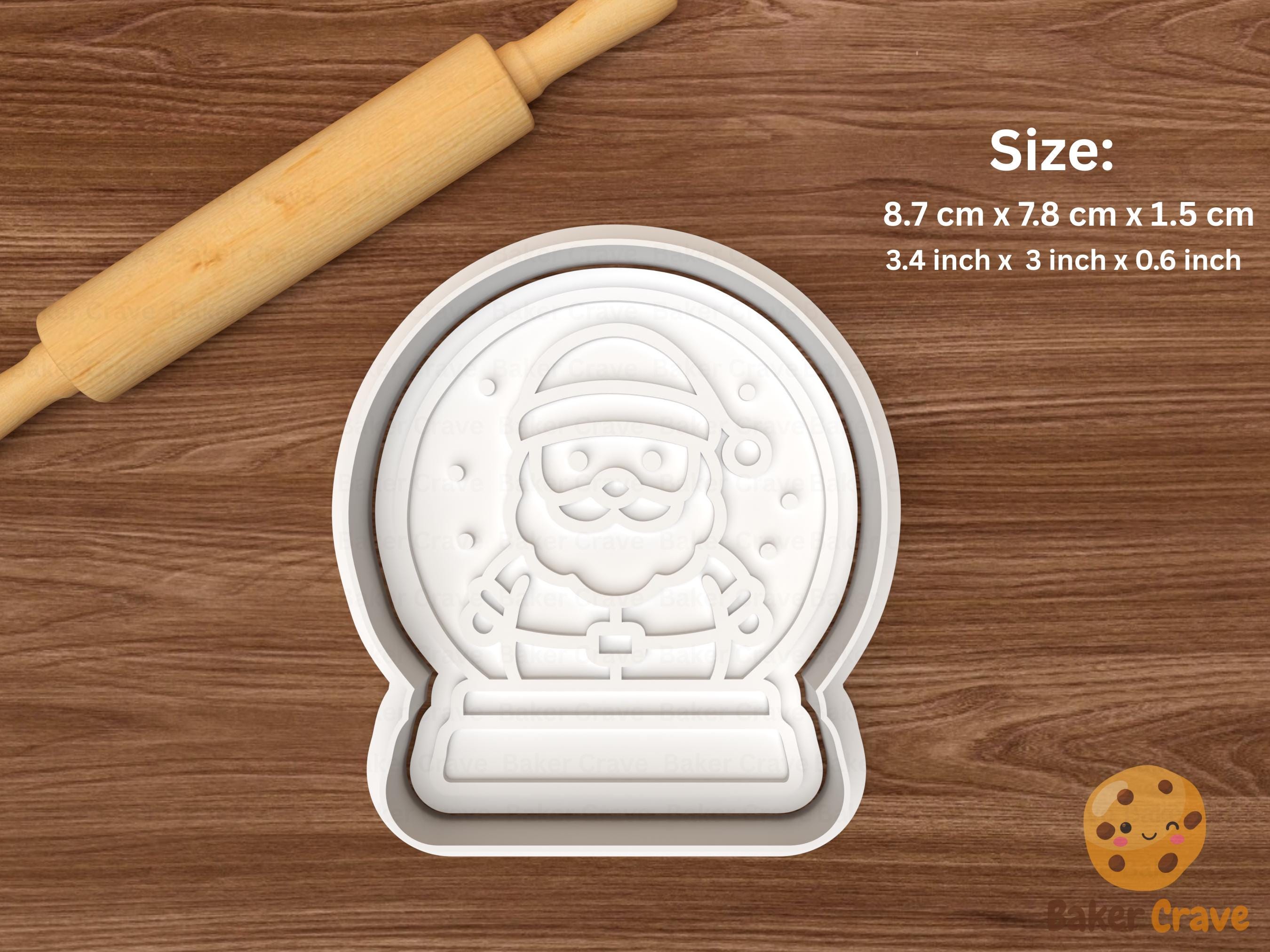 Christmas Snow Globes Cookie Cutter Set STL File