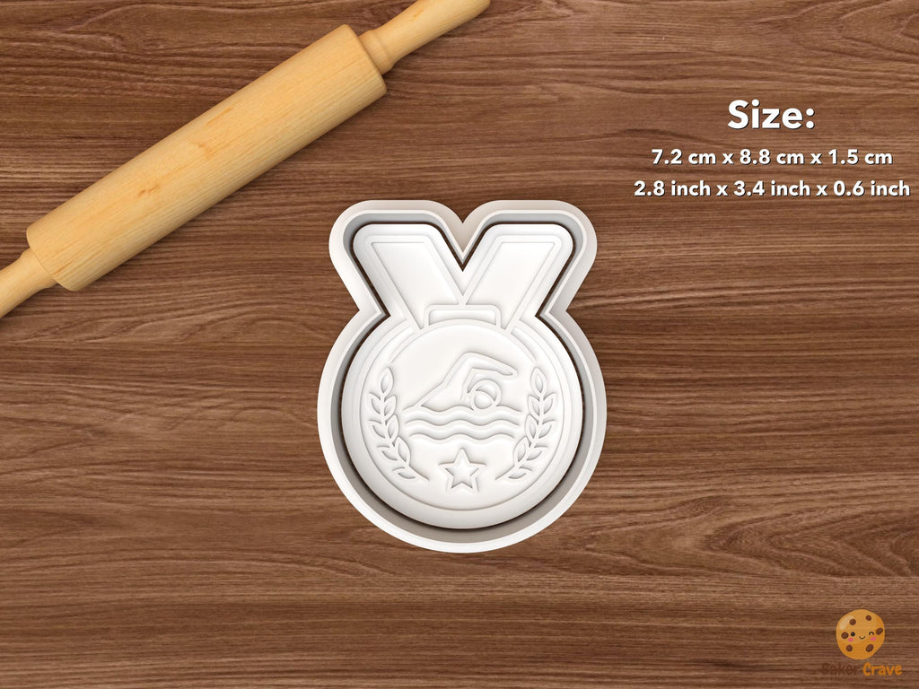 Swimming Cookie Cutter Set STL File