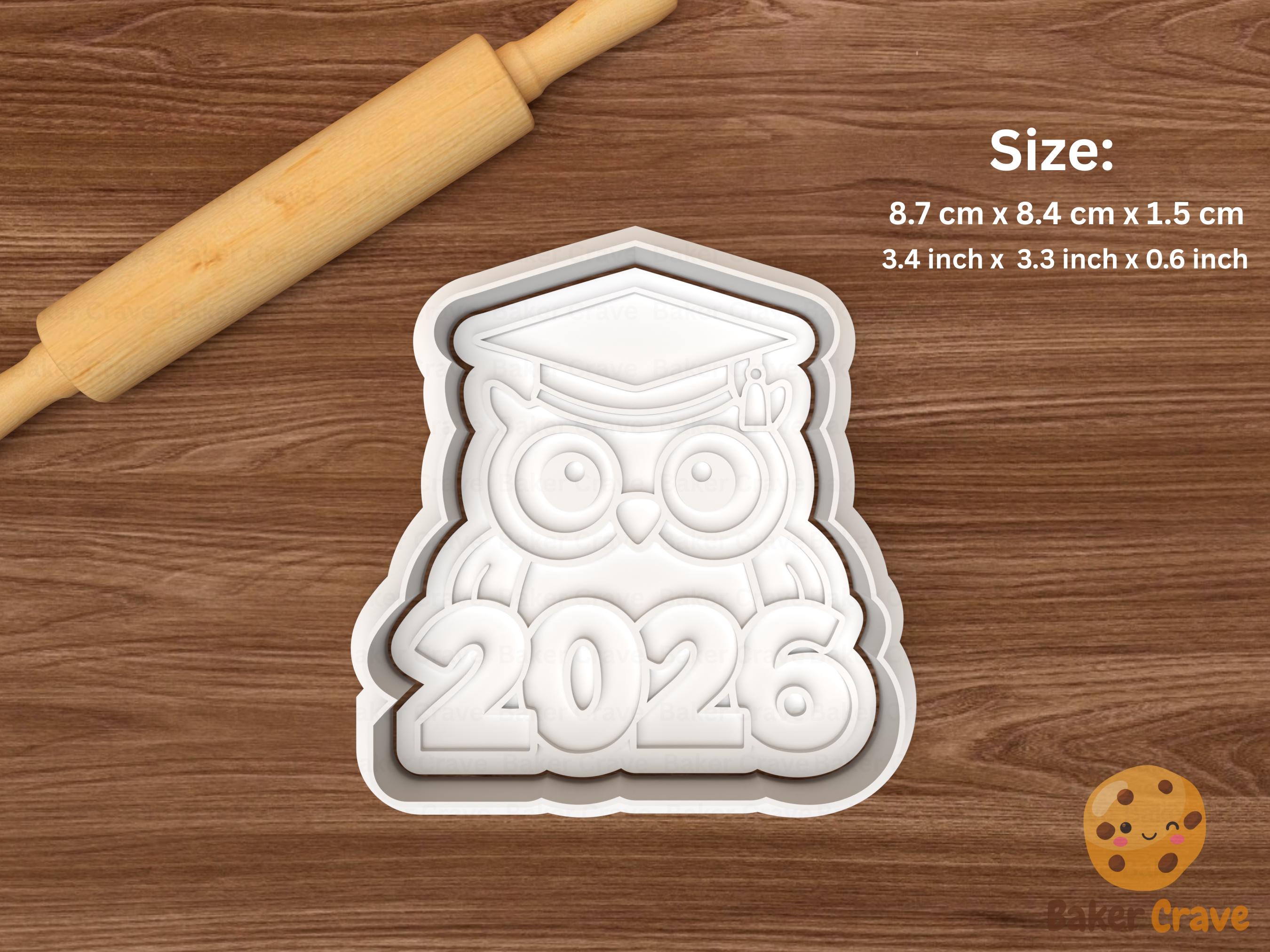 Graduation 2026 Cookie Cutter Set File STL