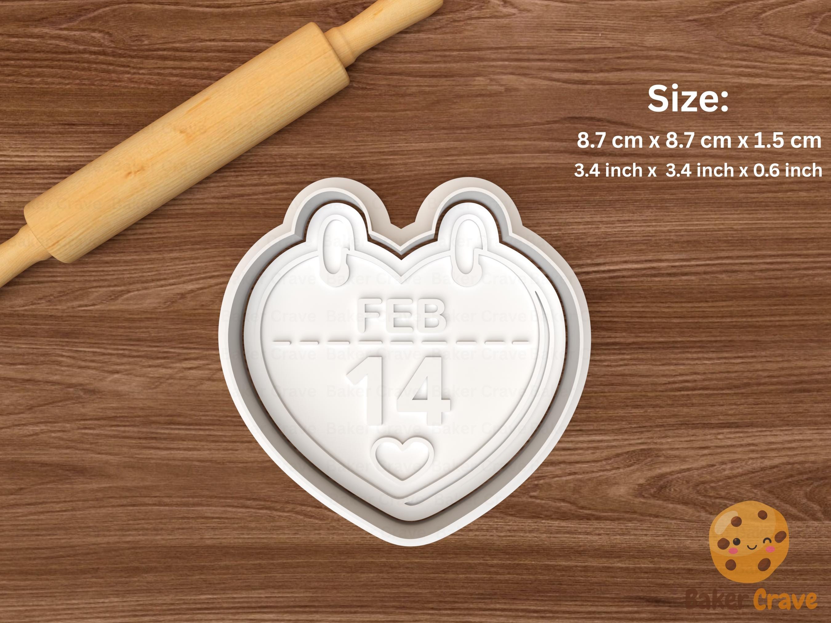 Valentines Day Cookie Cutter Set STL File