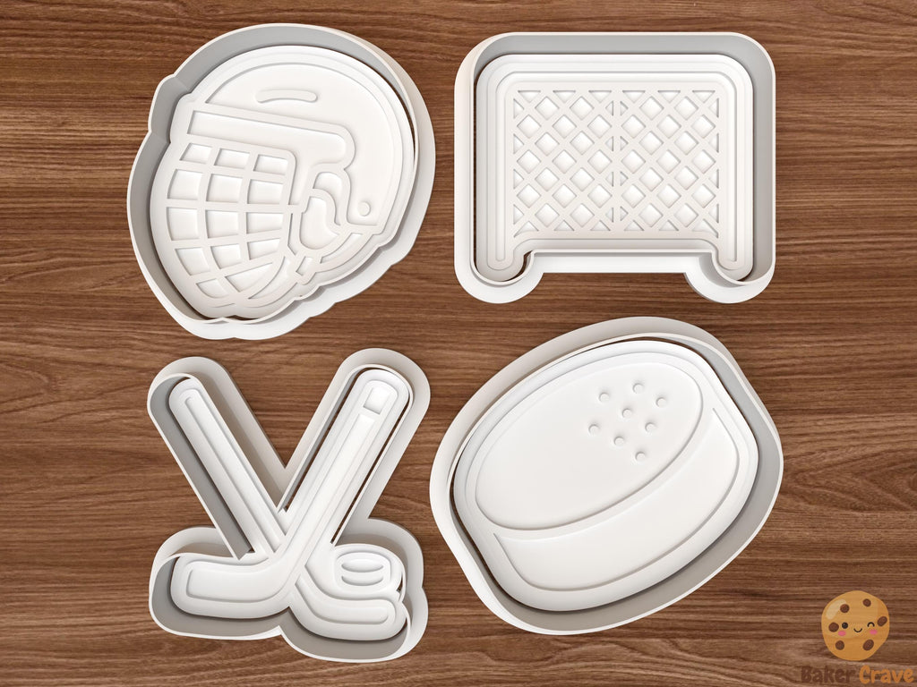 Hockey Cookie Cutter Set STL File