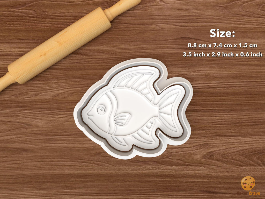 Ornamental Fish Cookie Cutter Set STL File