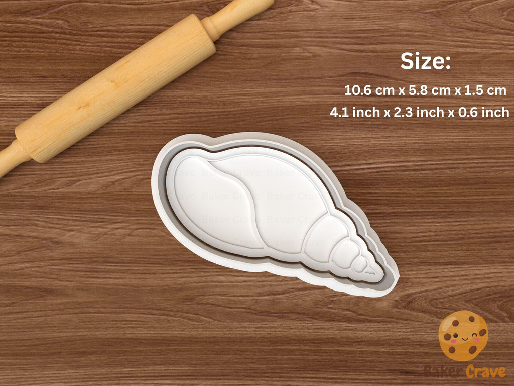 Sea Shell Cookie Cutter Set STL File