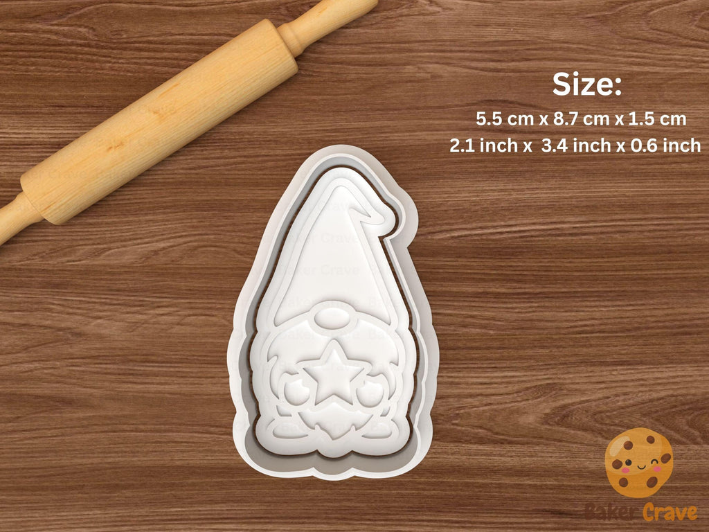 Christmas Gnomes Cookie Cutter Set STL File