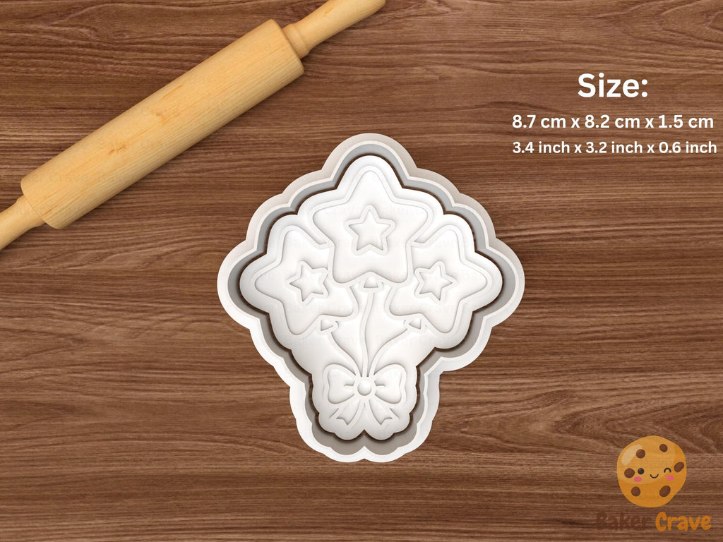 USA 250th Celebration Cookie Cutter Set STL File