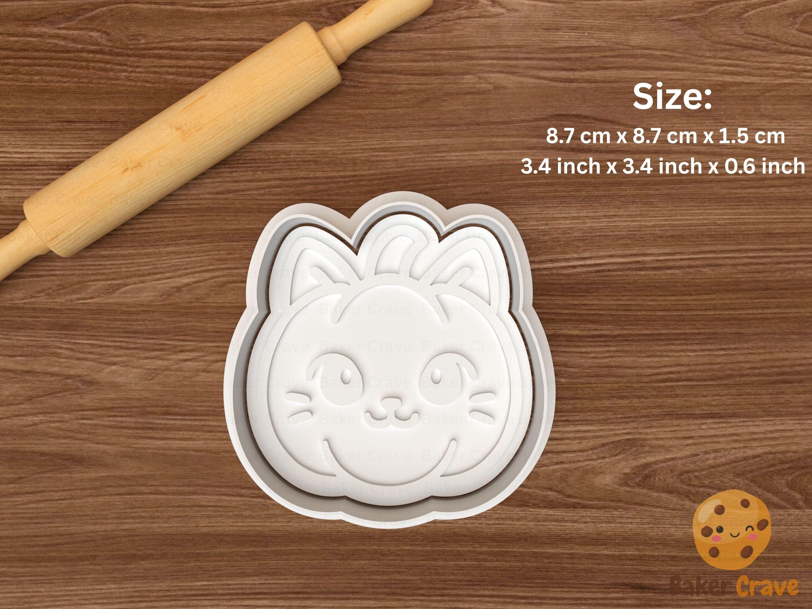 Kawaii Pumpkin Cookie Cutter Set STL File
