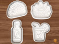 Taco Fiesta Cookie Cutter Set STL File
