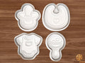 Baby Shower Essentials Cookie Cutter Set STL File