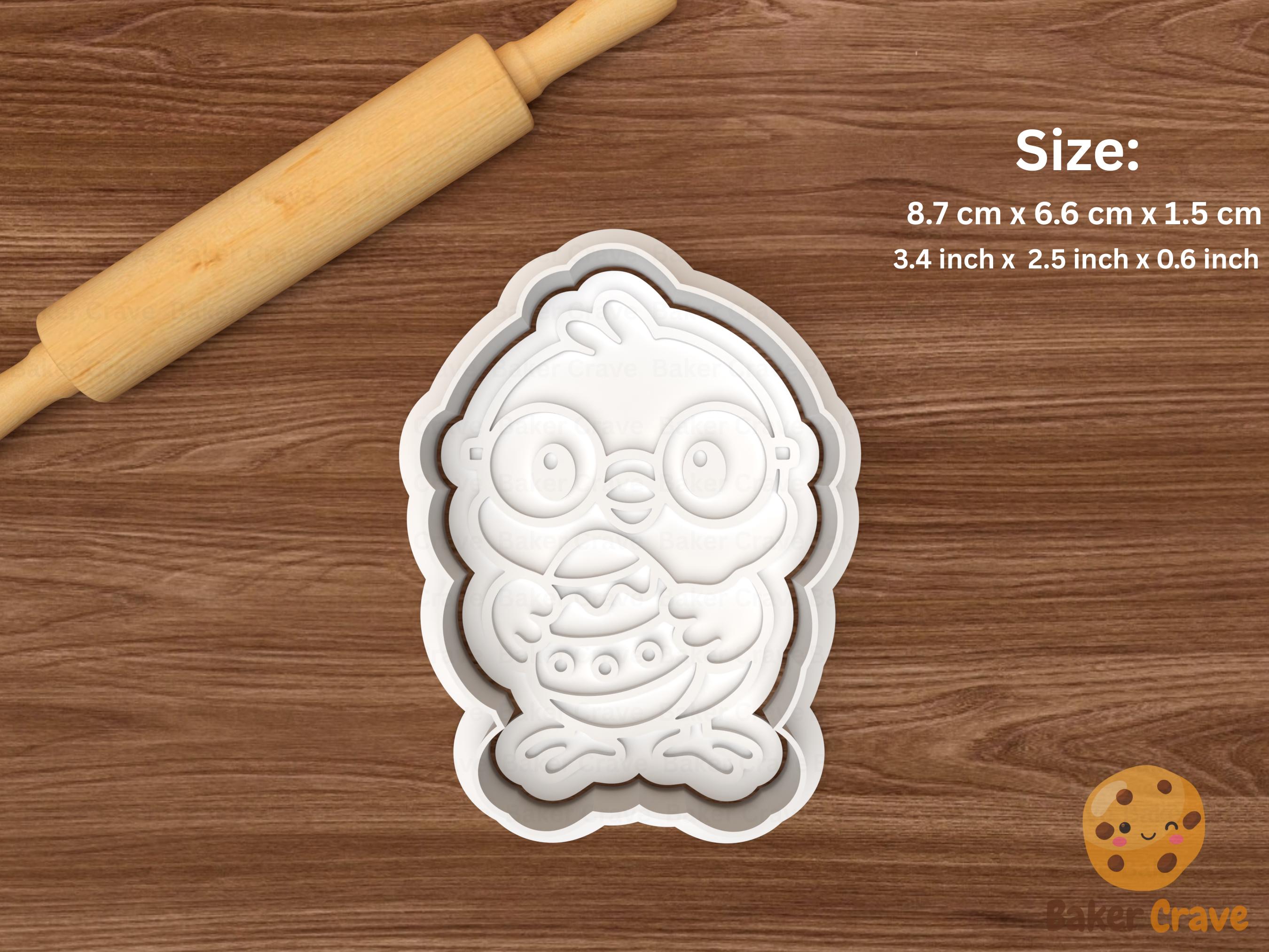 Easter Chick Cookie Cutter Set STL File