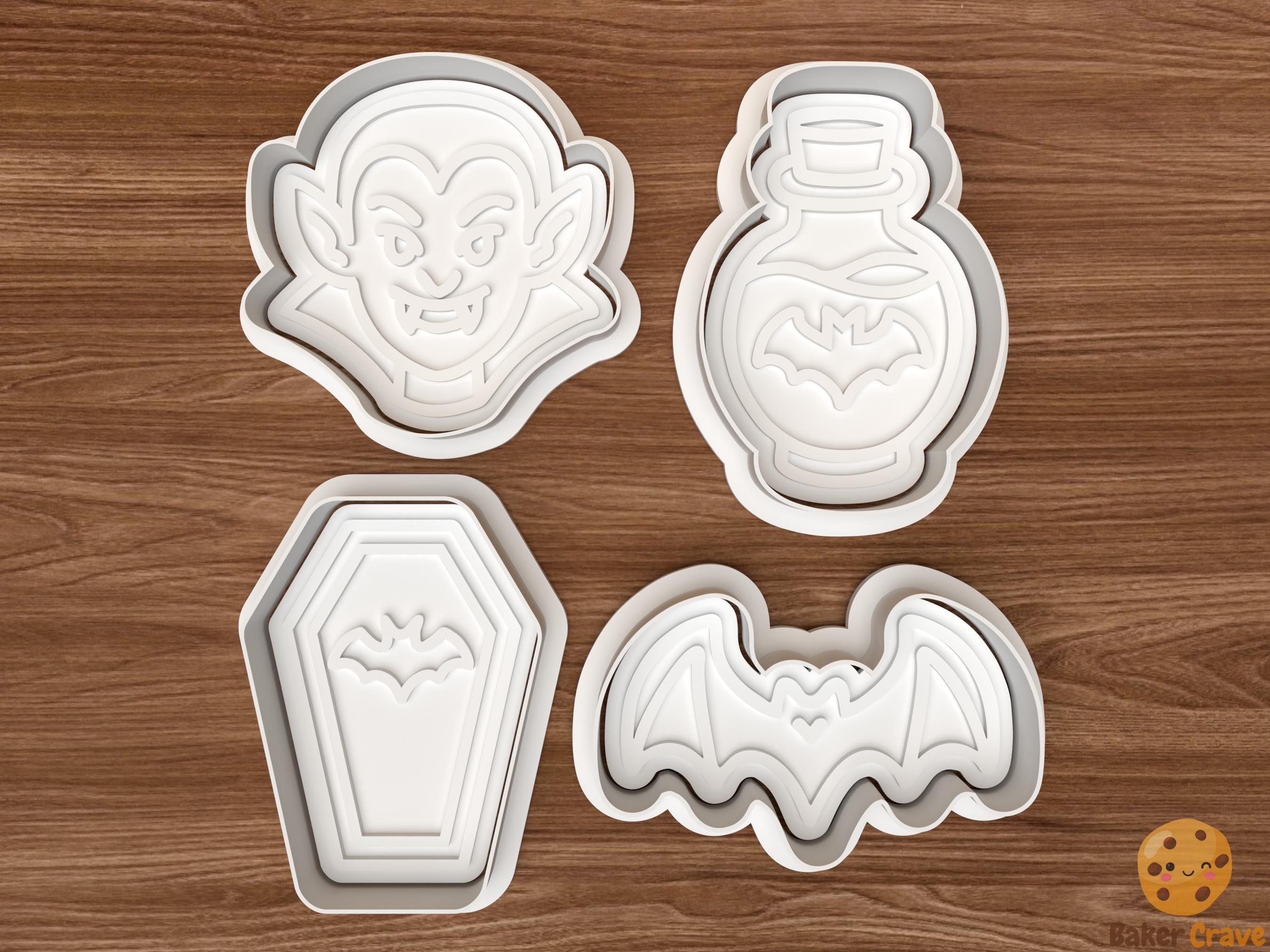Vampire Cookie Cutter Set STL File