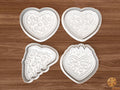 Valentine Heart Pizza Cookie Cutter Set STL File