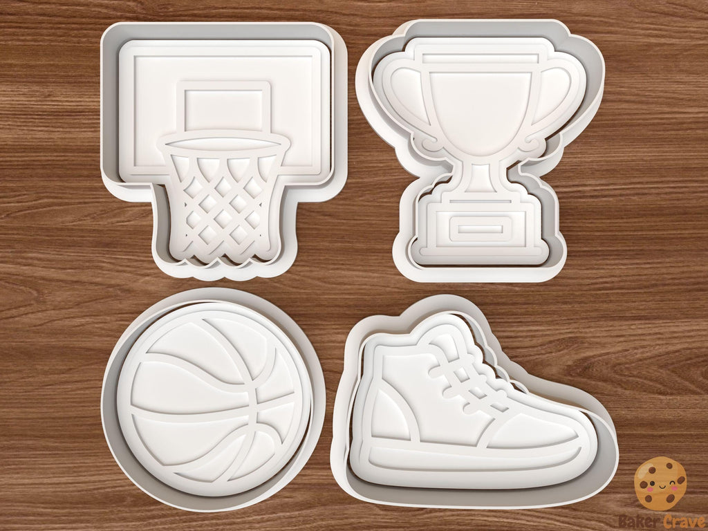 Basketball Cookie Cutter Set STL File