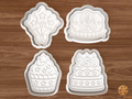 USA 250th Celebration Cookie Cutter Set STL File - 250th1