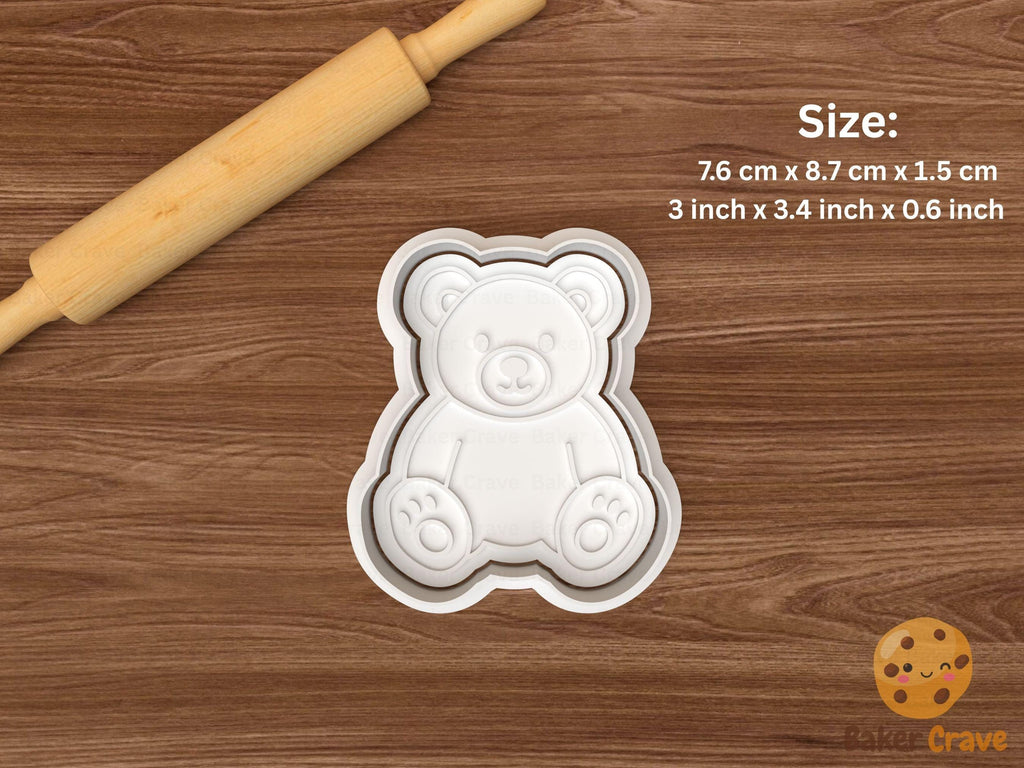 Bear Cookie Cutter Set STL File