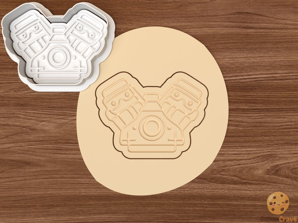 Car Spare Parts Cookie Cutter Set STL File