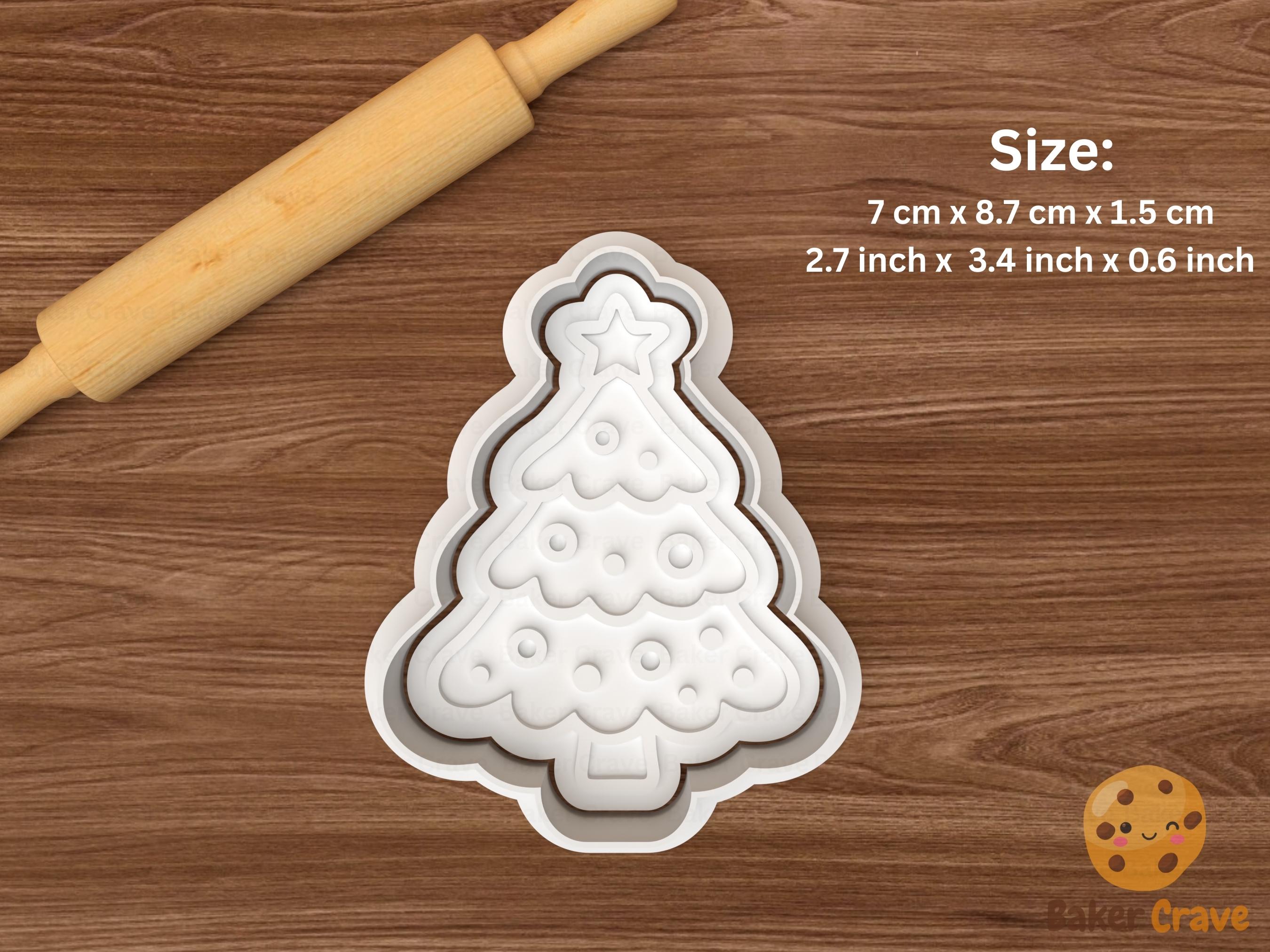 Christmas Tree Cookie Cutter Set STL File