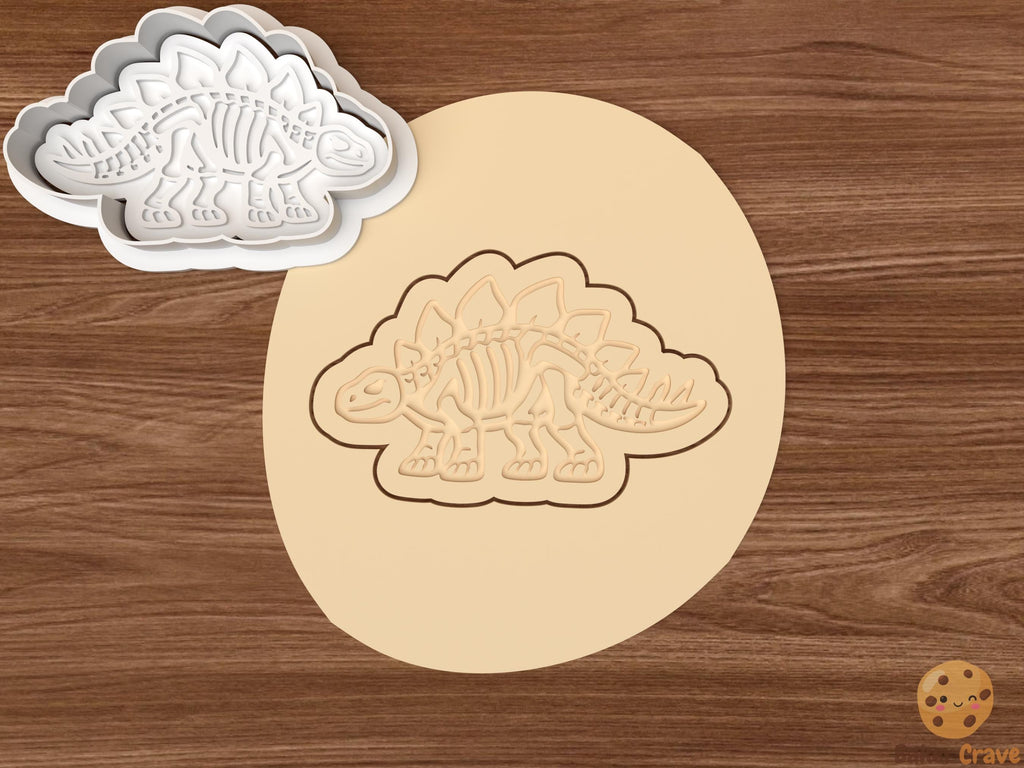 Dinosaur Fossil Cookie Cutter Set STL File