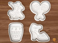 Latin Dance Cookie Cutter Set STL File