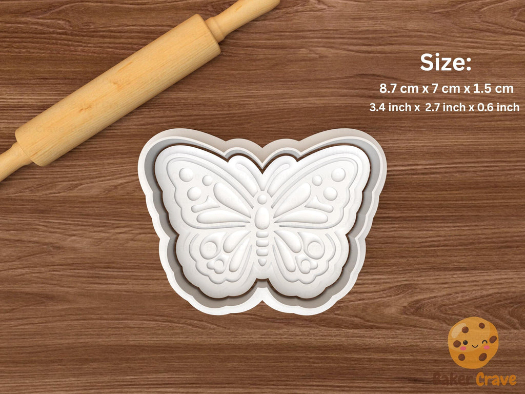 Butterfly Cookie Cutter Set STL File