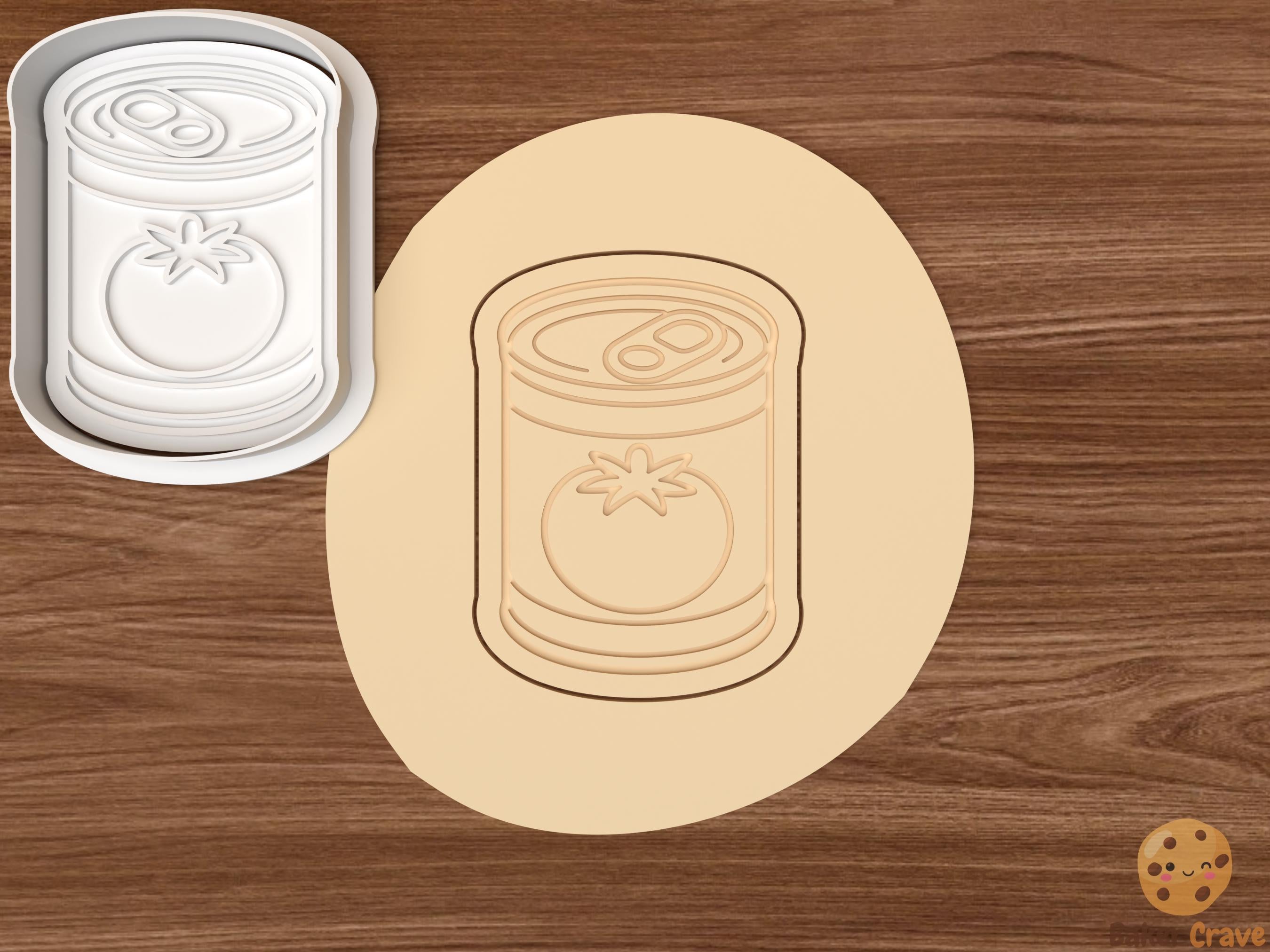 Canned Food Cookie Cutter Set STL File