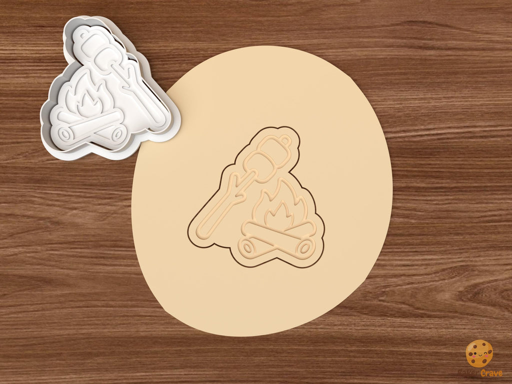 Camping Cookie Cutter Set STL File
