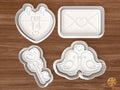 Valentines Day Cookie Cutter Set STL File
