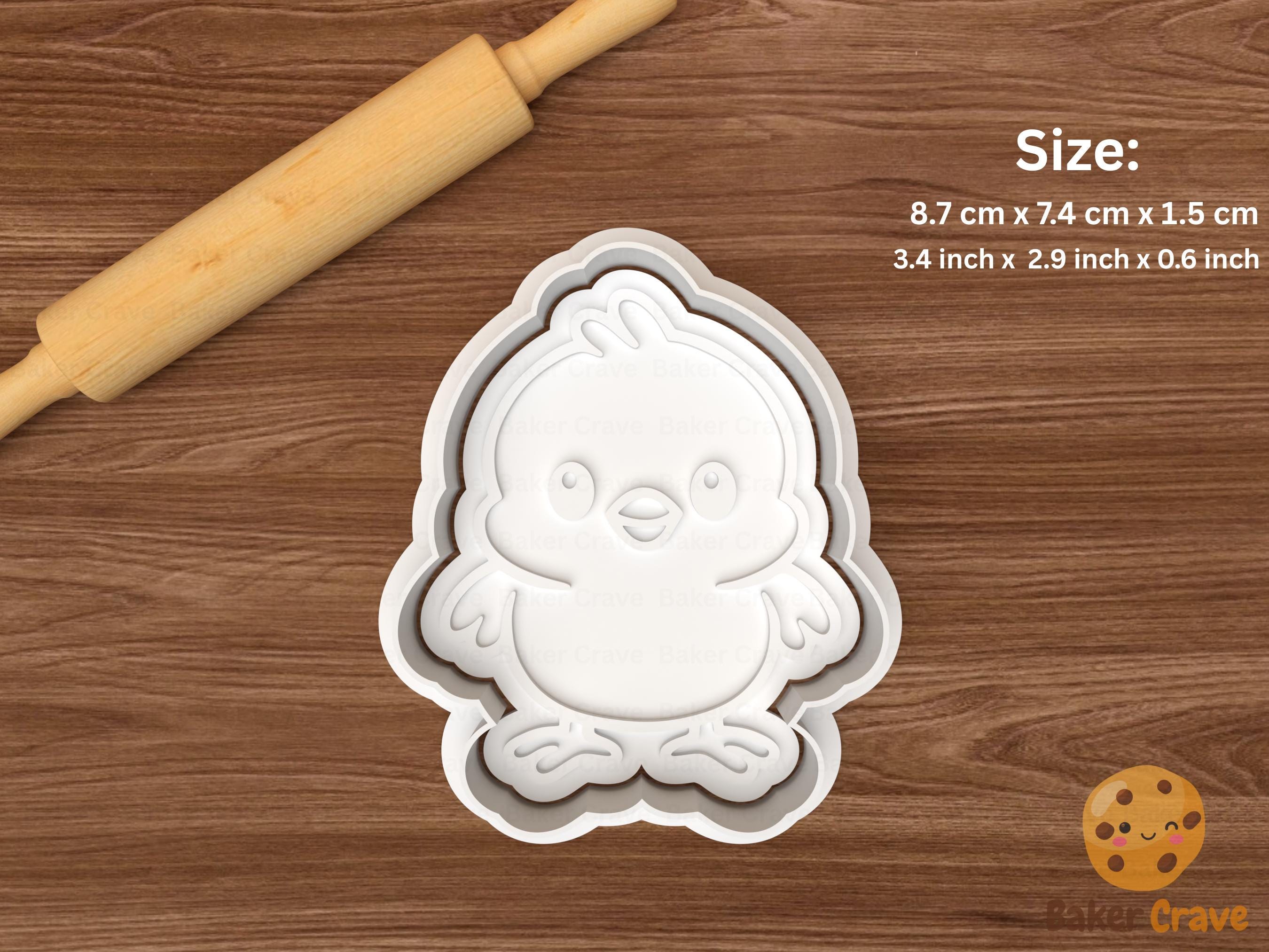 Easter Chick Cookie Cutter Set STL File