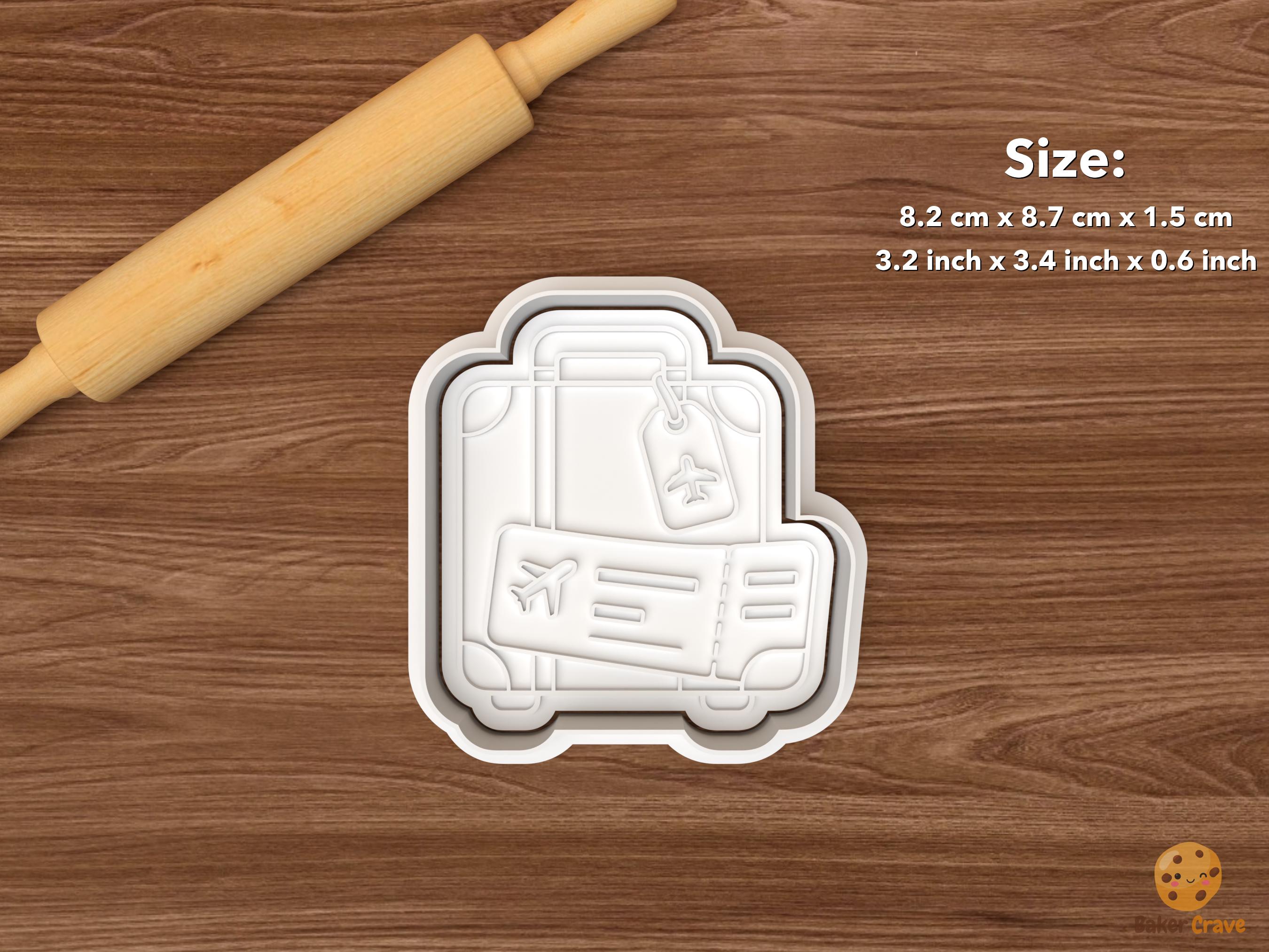 Aviation Travel Cookie Cutter Set STL File
