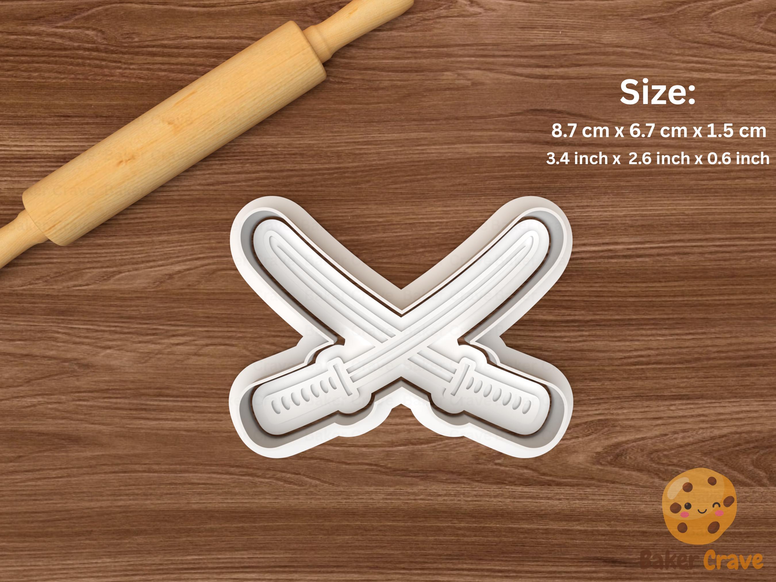 Samurai Cookie Cutter Set STL File