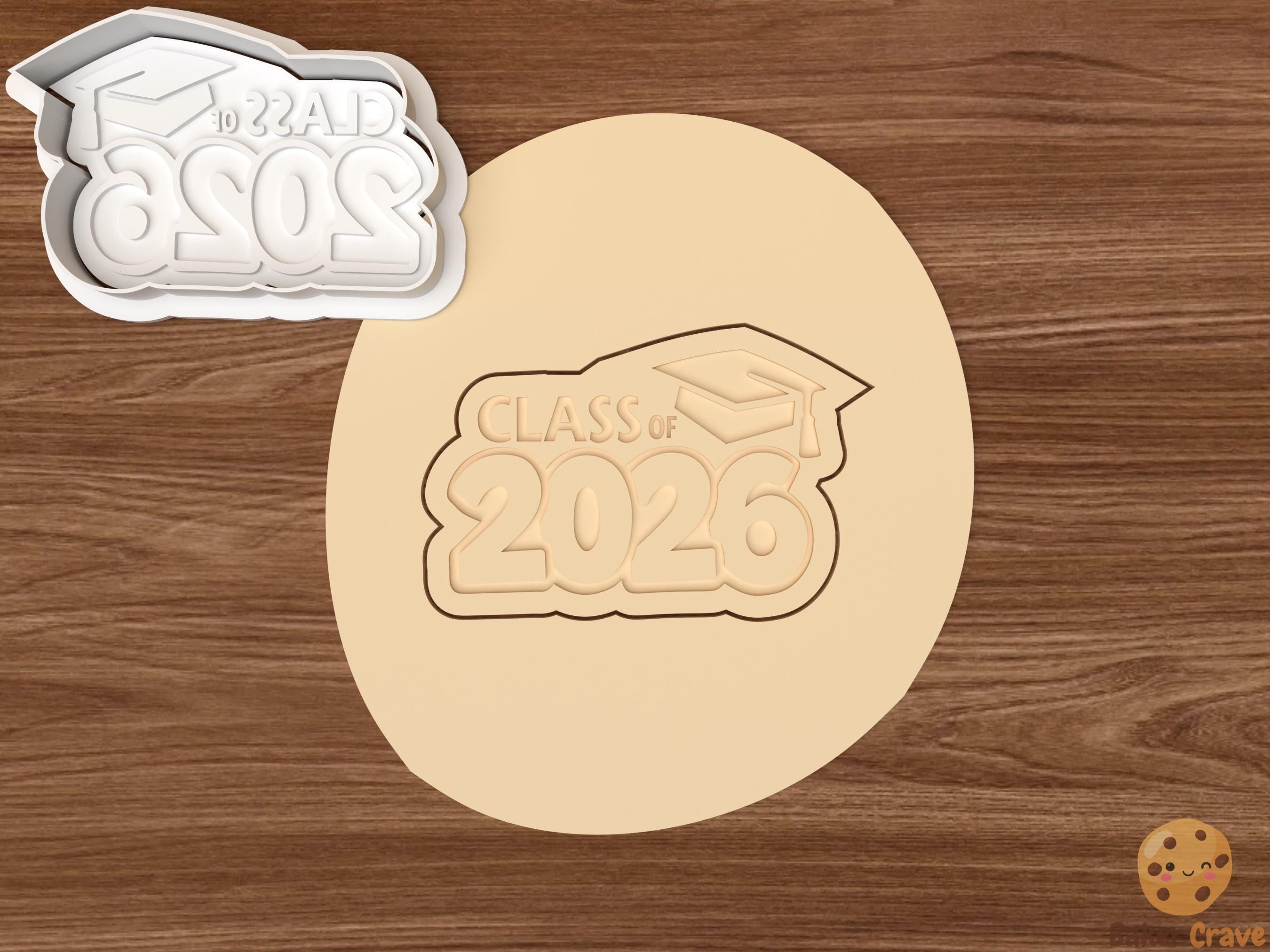 Graduation 2026 Cookie Cutter Set File STL