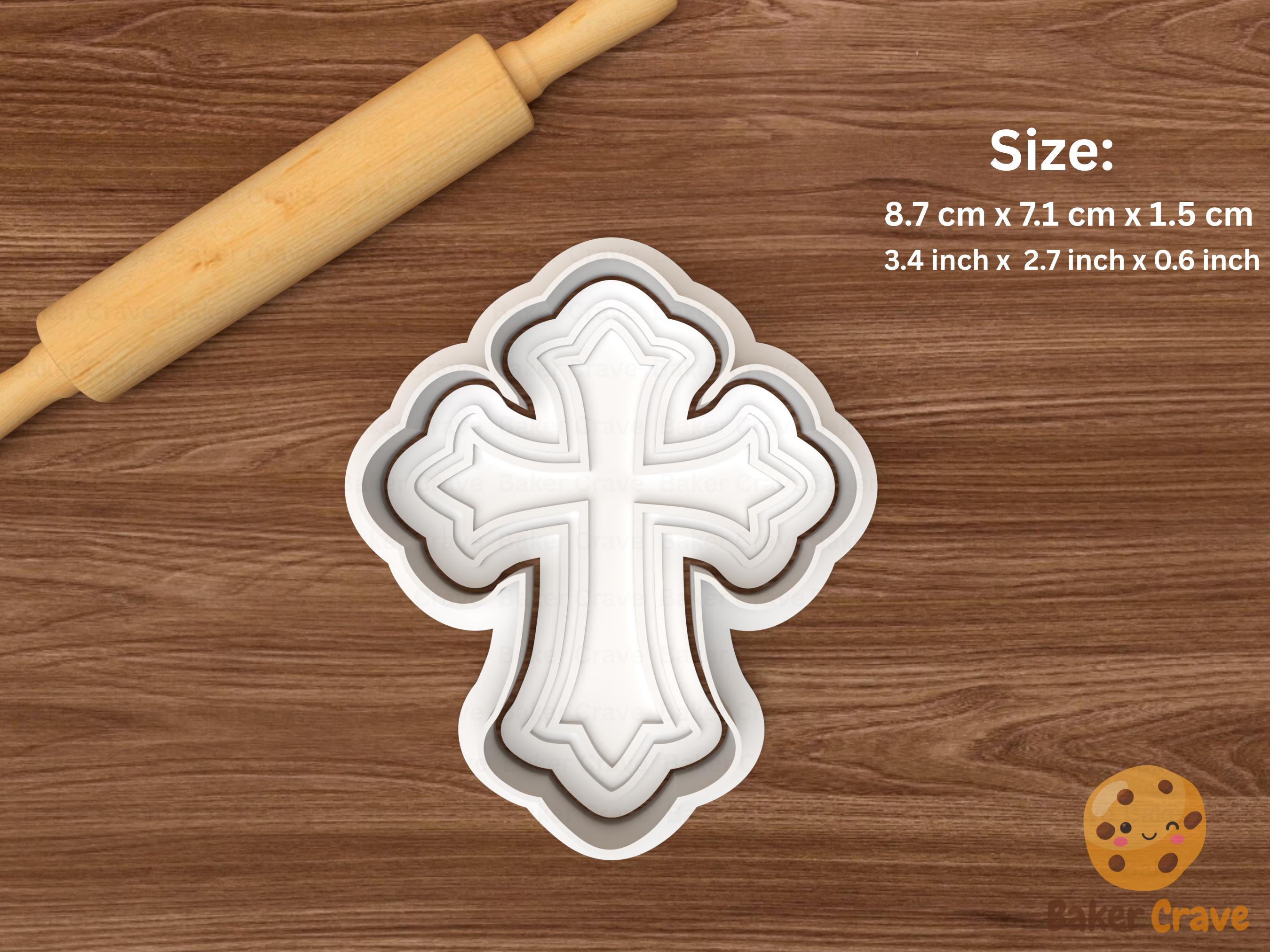 Cross Cookie Cutter Set STL File