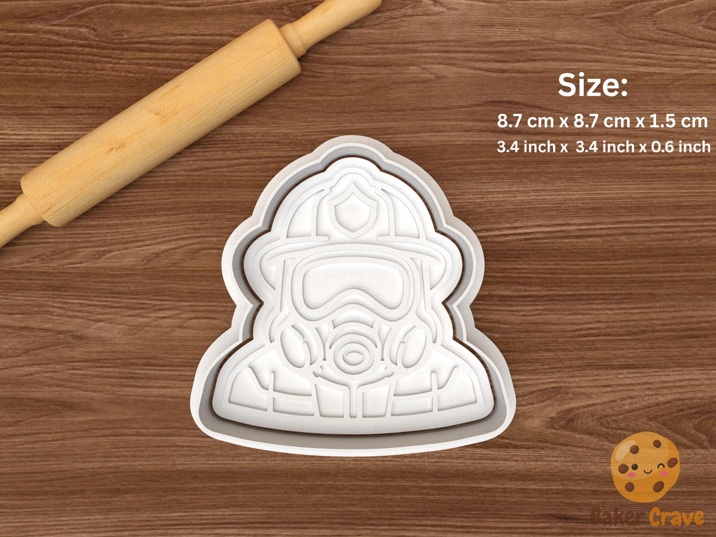 Fire Department Cookie Cutter Set STL File