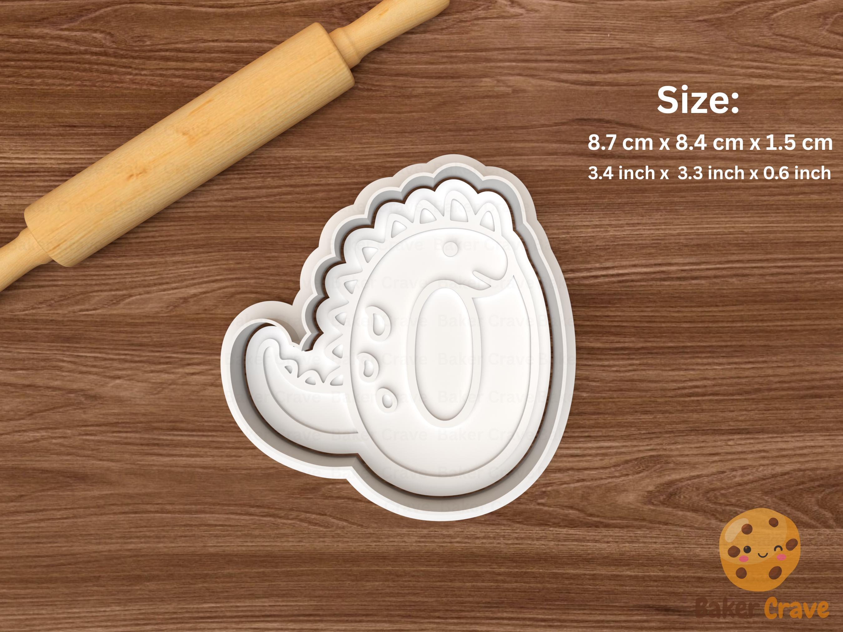Dinosaur Numbers Cookie Cutter Set STL File