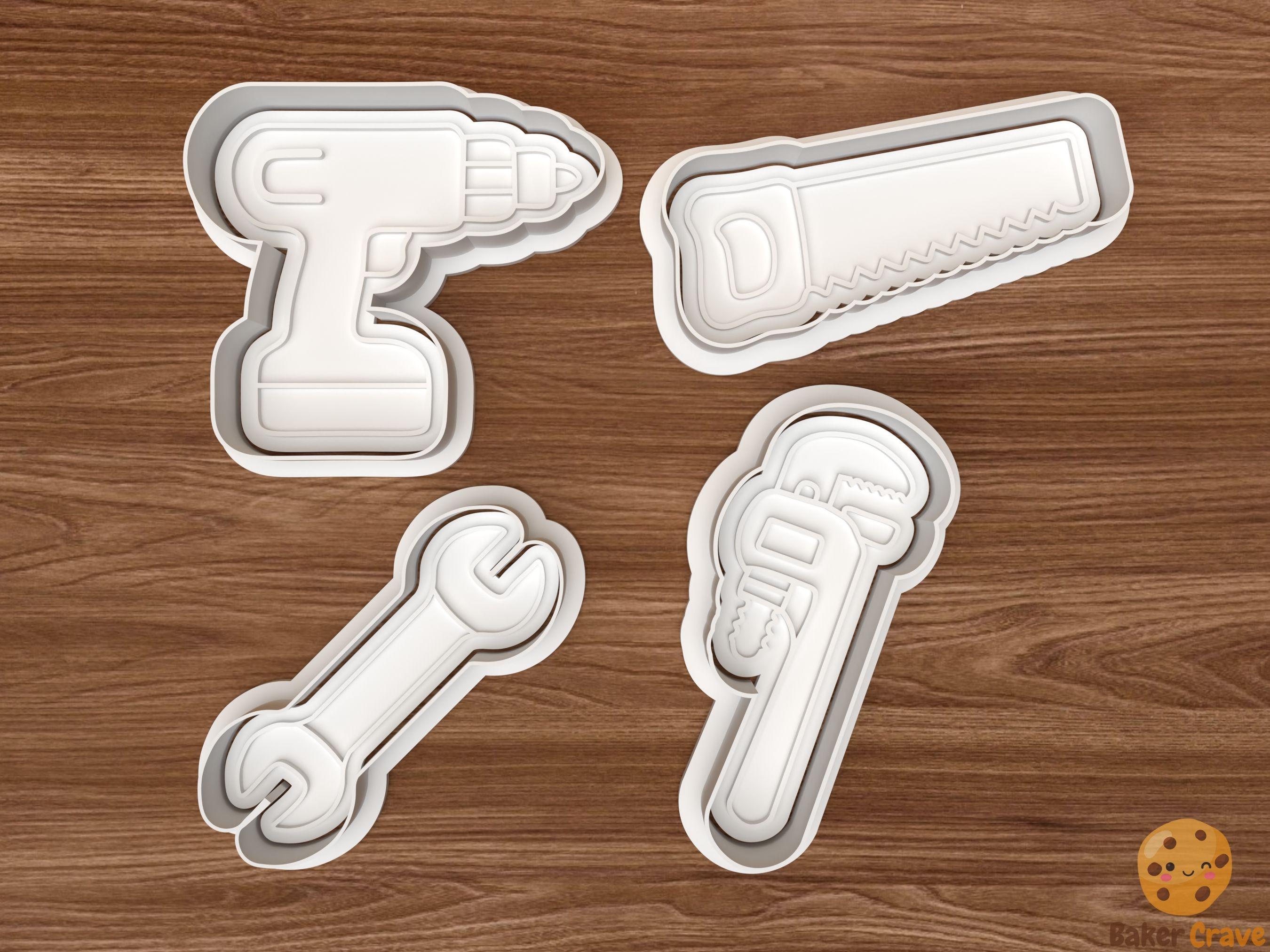 Tool Cookie Cutter Set STL File