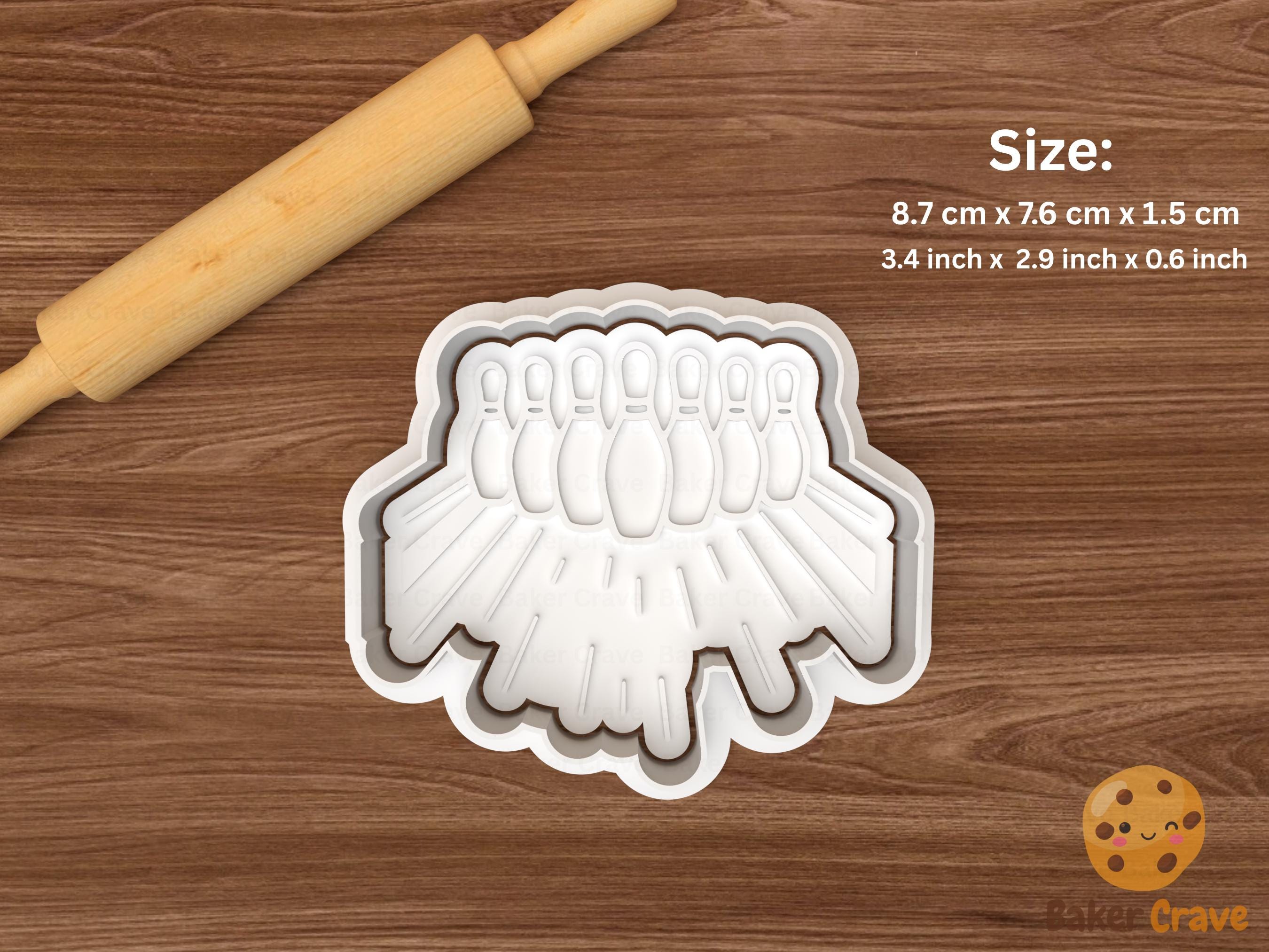 Bowling Cookie Cutter Set STL File