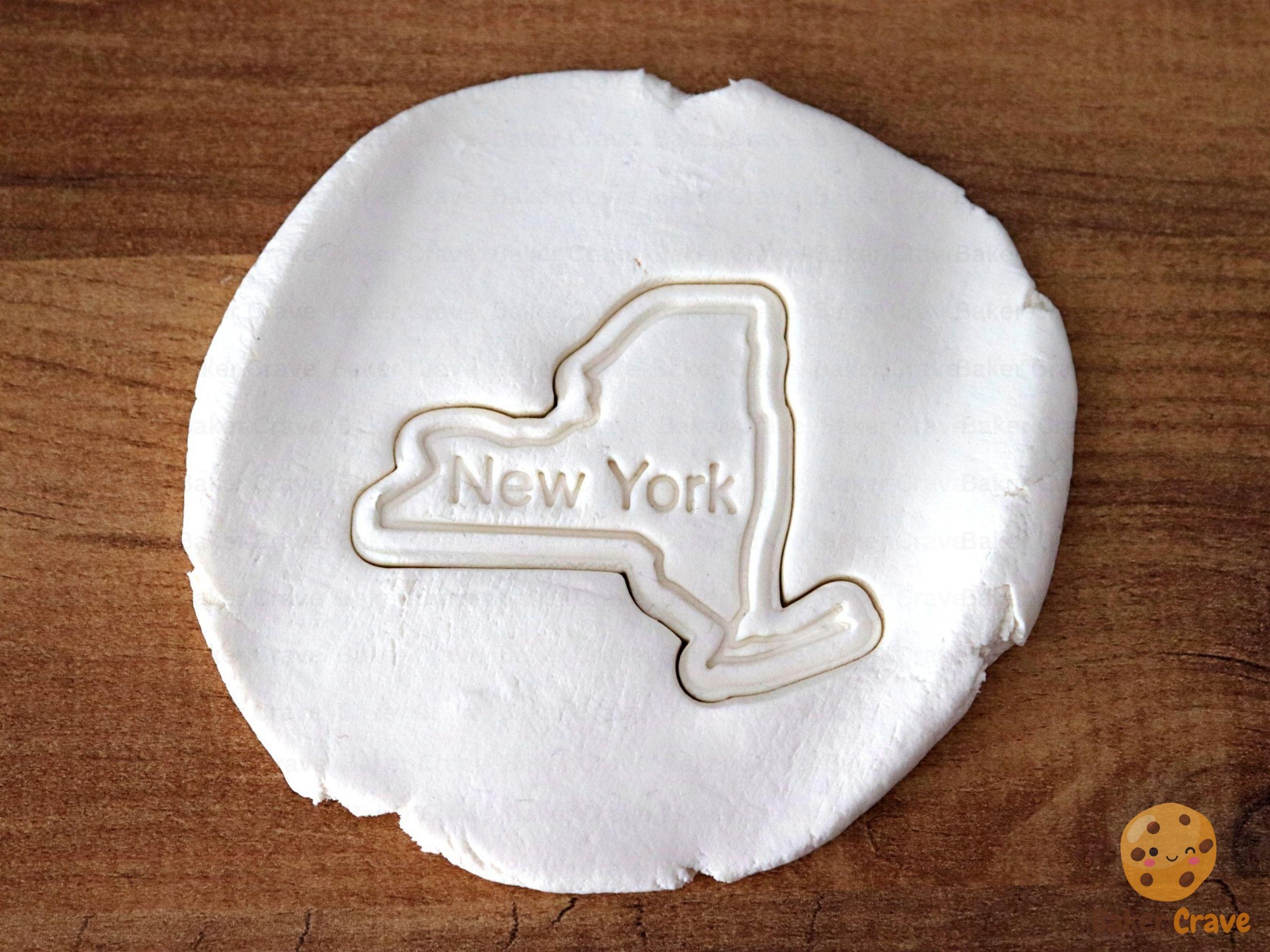 USA State Map Cookie Cutter Set STL File